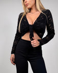 Maglia Crop Bolero
