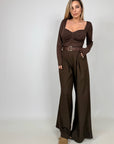 Pantalone Nora Palazzo | Cintura