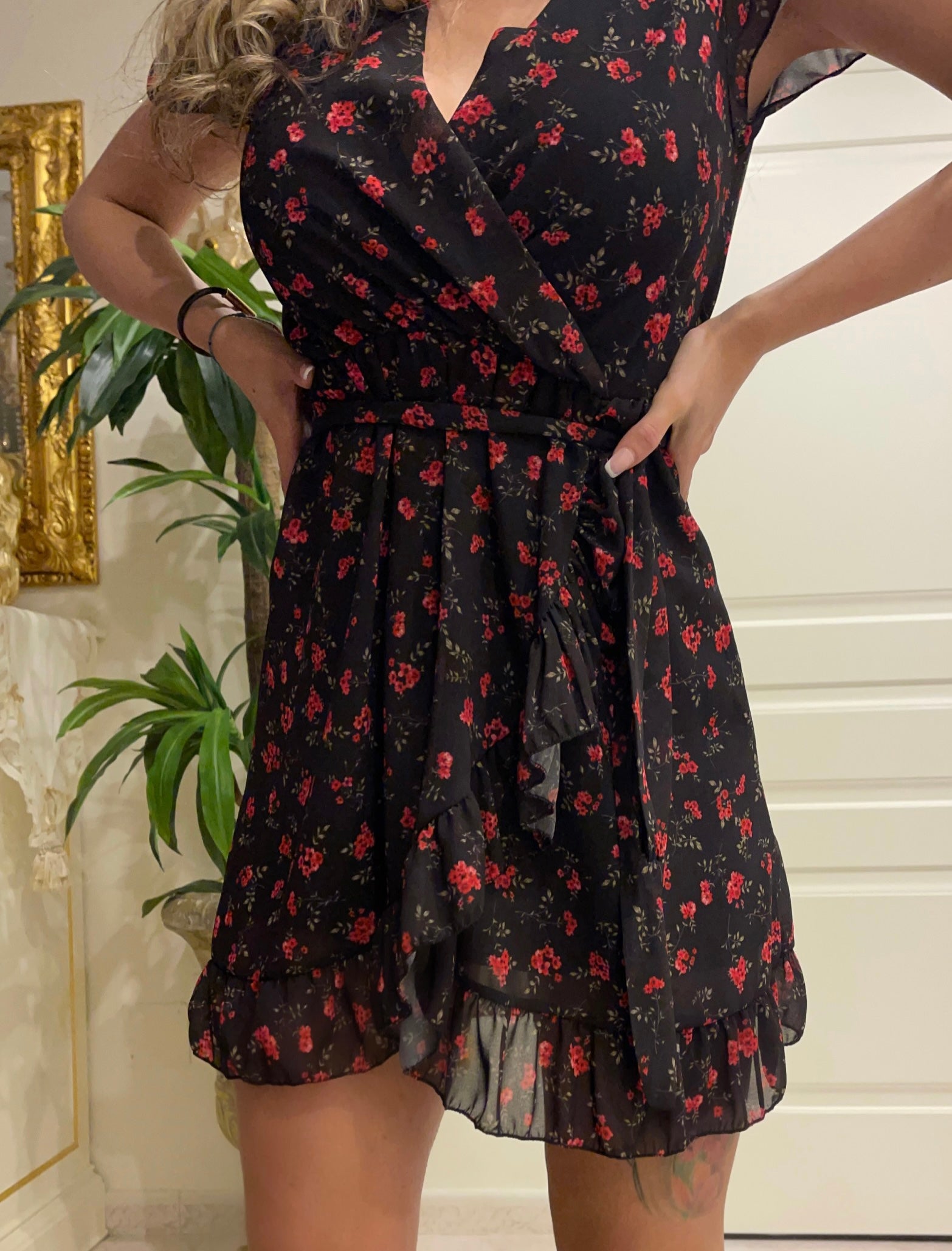 Abito Rose Georgette
