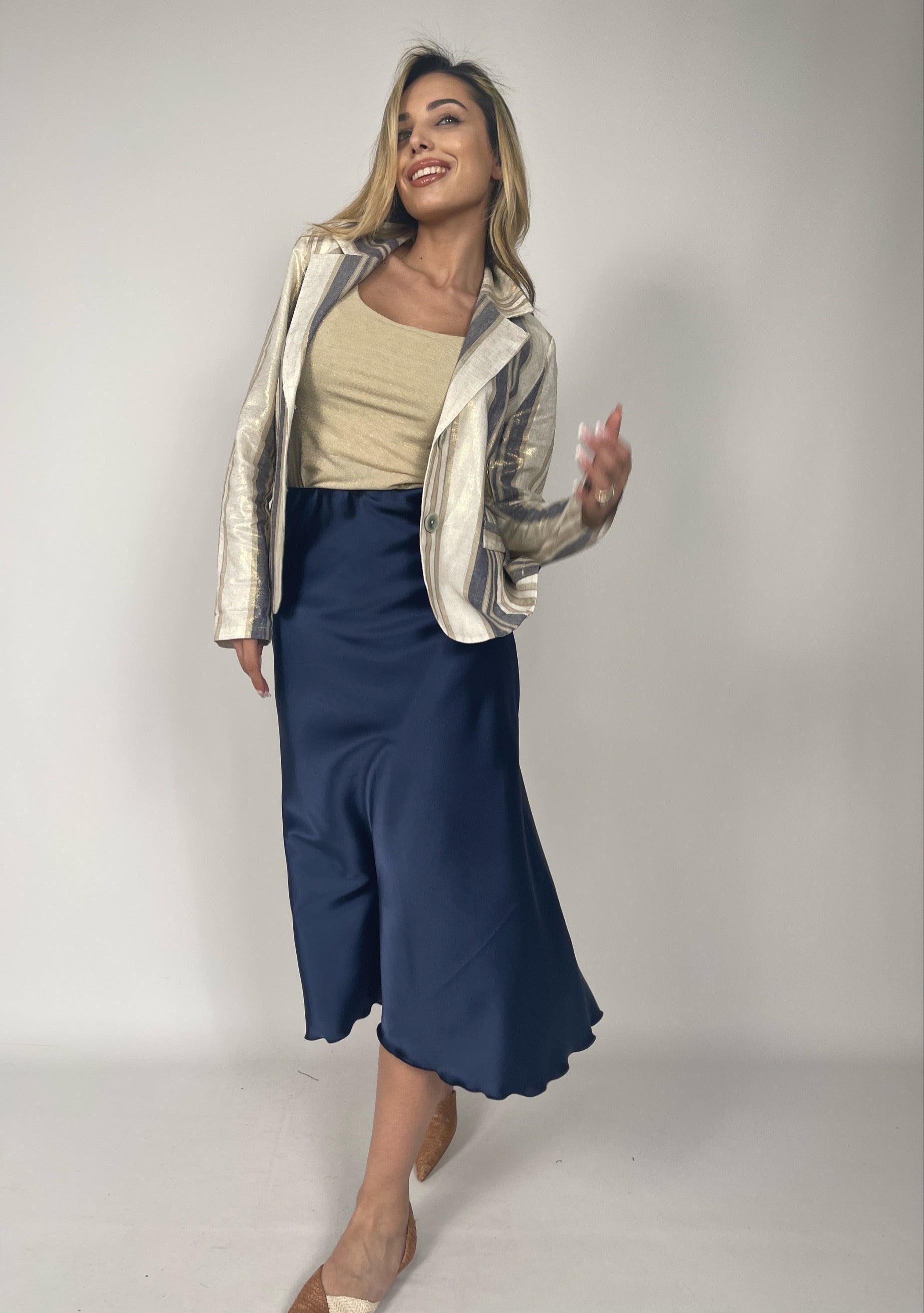 Giacca Lino Lurex