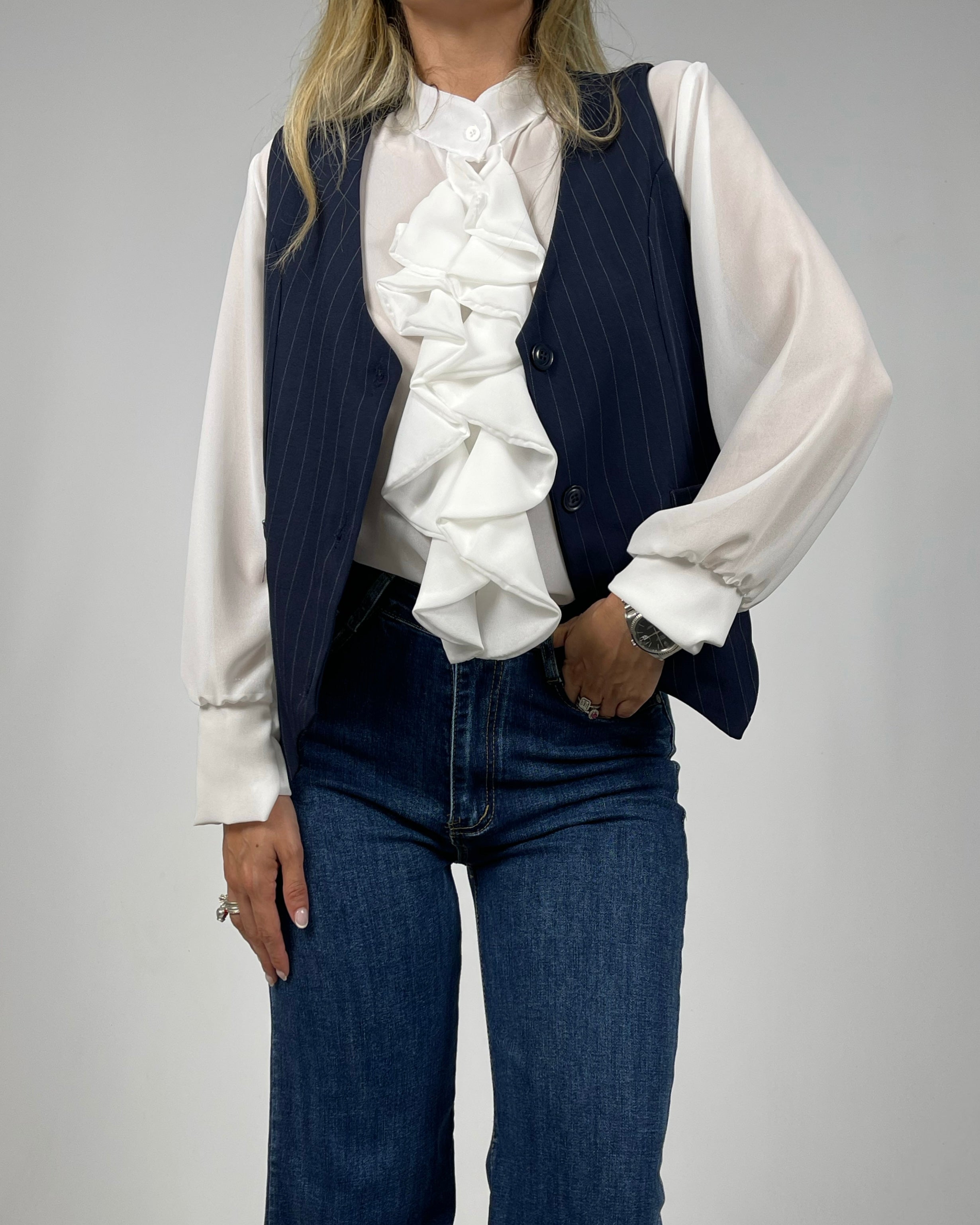 Camicia Rouche