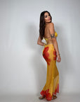 Ensemble bikini fleuri