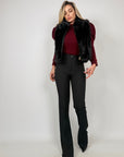 Gilet Eco-Fur | Noir
