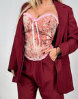 Corsetto Jacquard