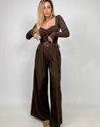 Pantalone Nora Palazzo | Cintura