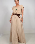 Blusa 100% Viscosa Con Collana