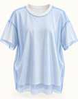T-shirt en tulle