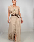 Blusa 100% Viscosa Con Collana