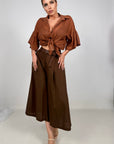Camicia Tencel Righe