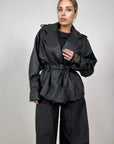 Trench Corto Ecopelle