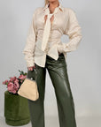 Pantalone Balloon Ecopelle