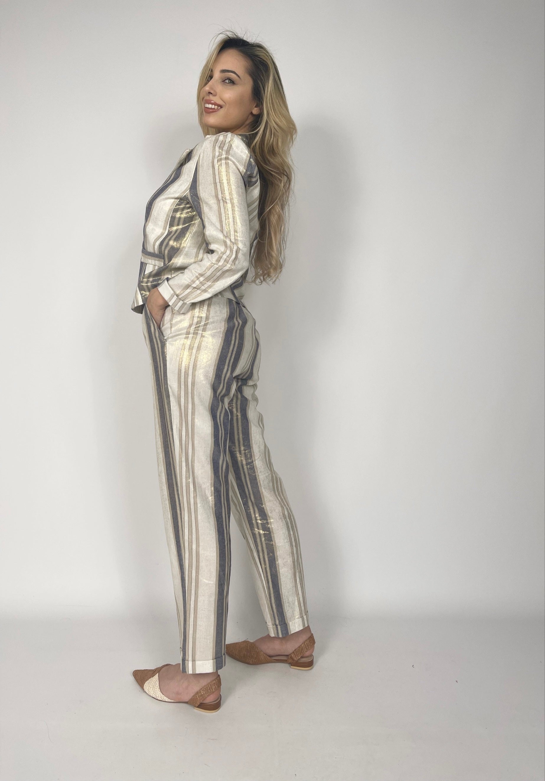 Giacca Lino Lurex
