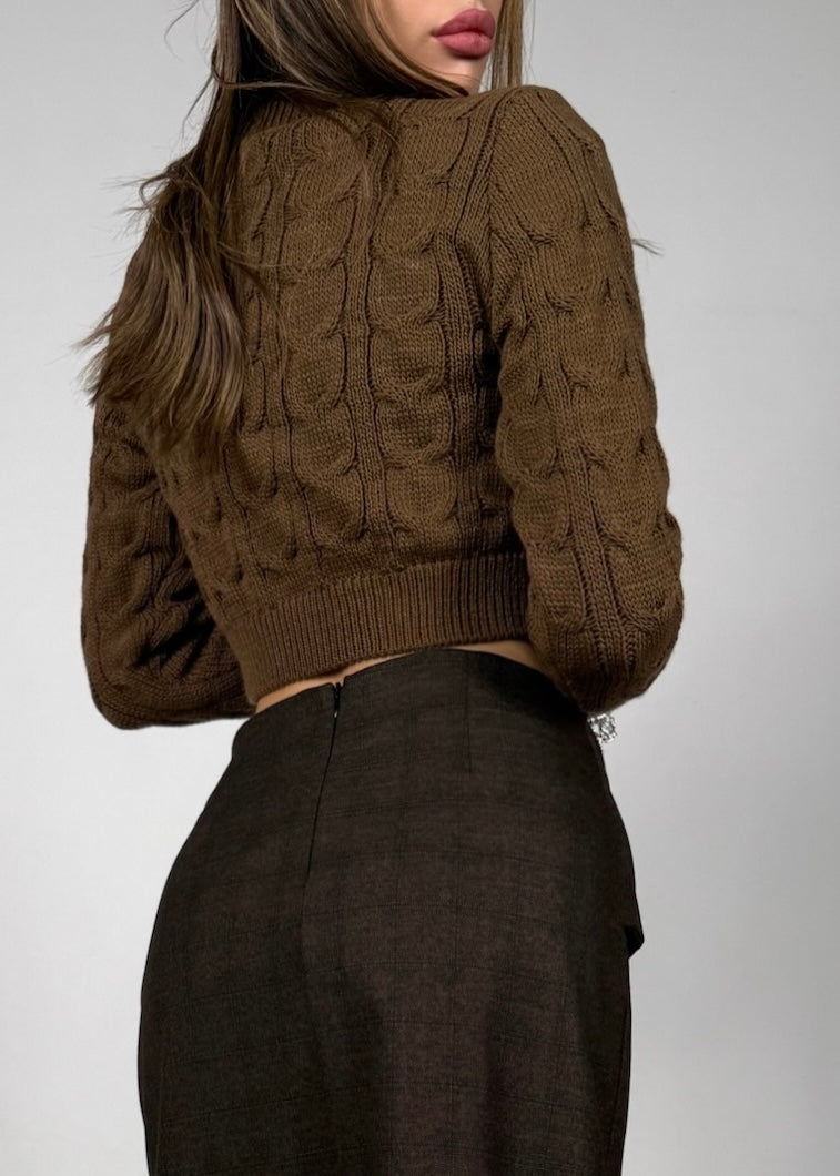 Pullover Crop Trecce