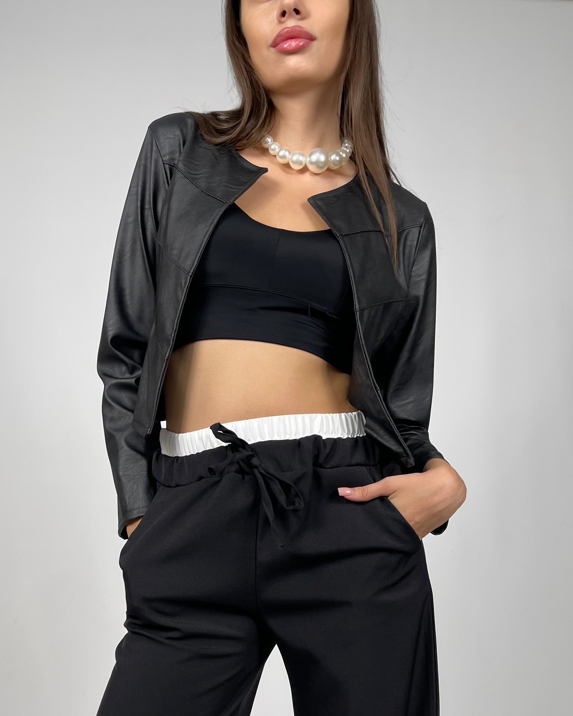 Giacca Bolero Ecopelle