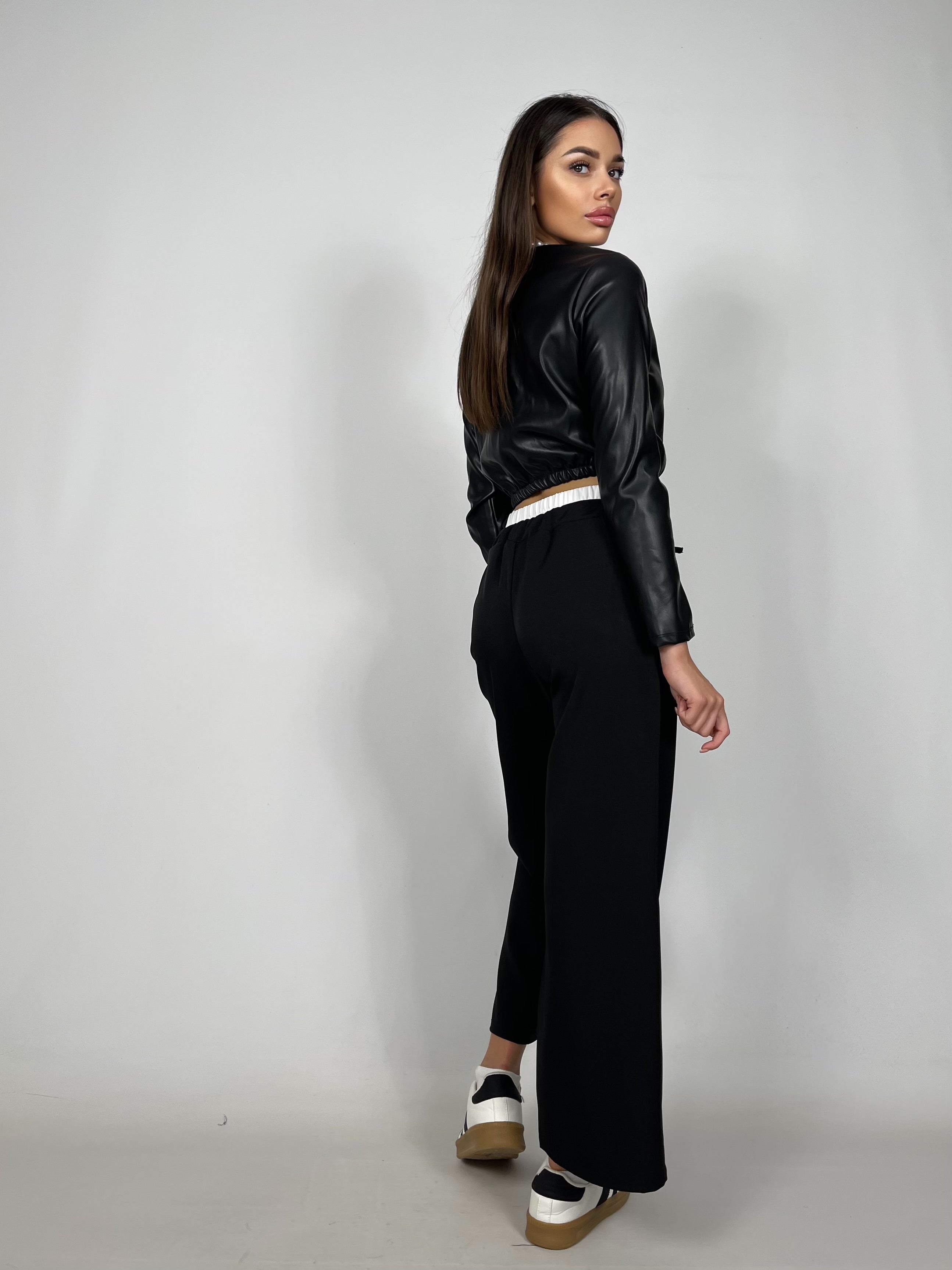 Bolero Crop Ecopelle