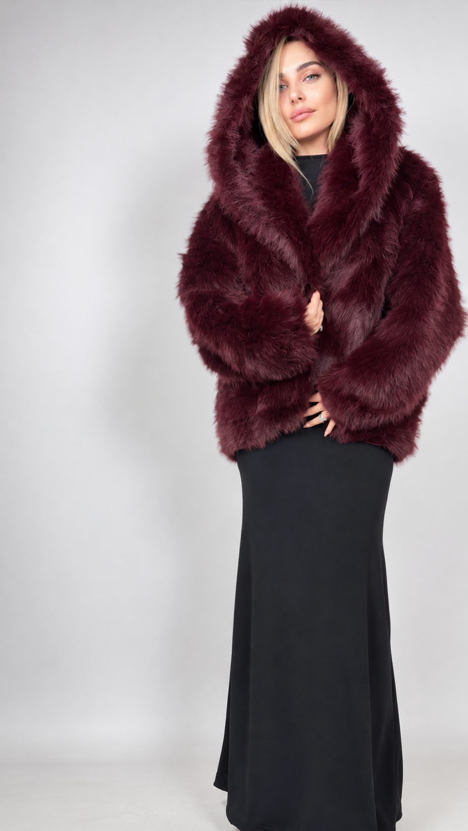 Pelliccia Dolly | Burgundy