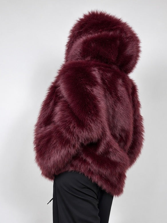 Pelliccia Dolly | Burgundy