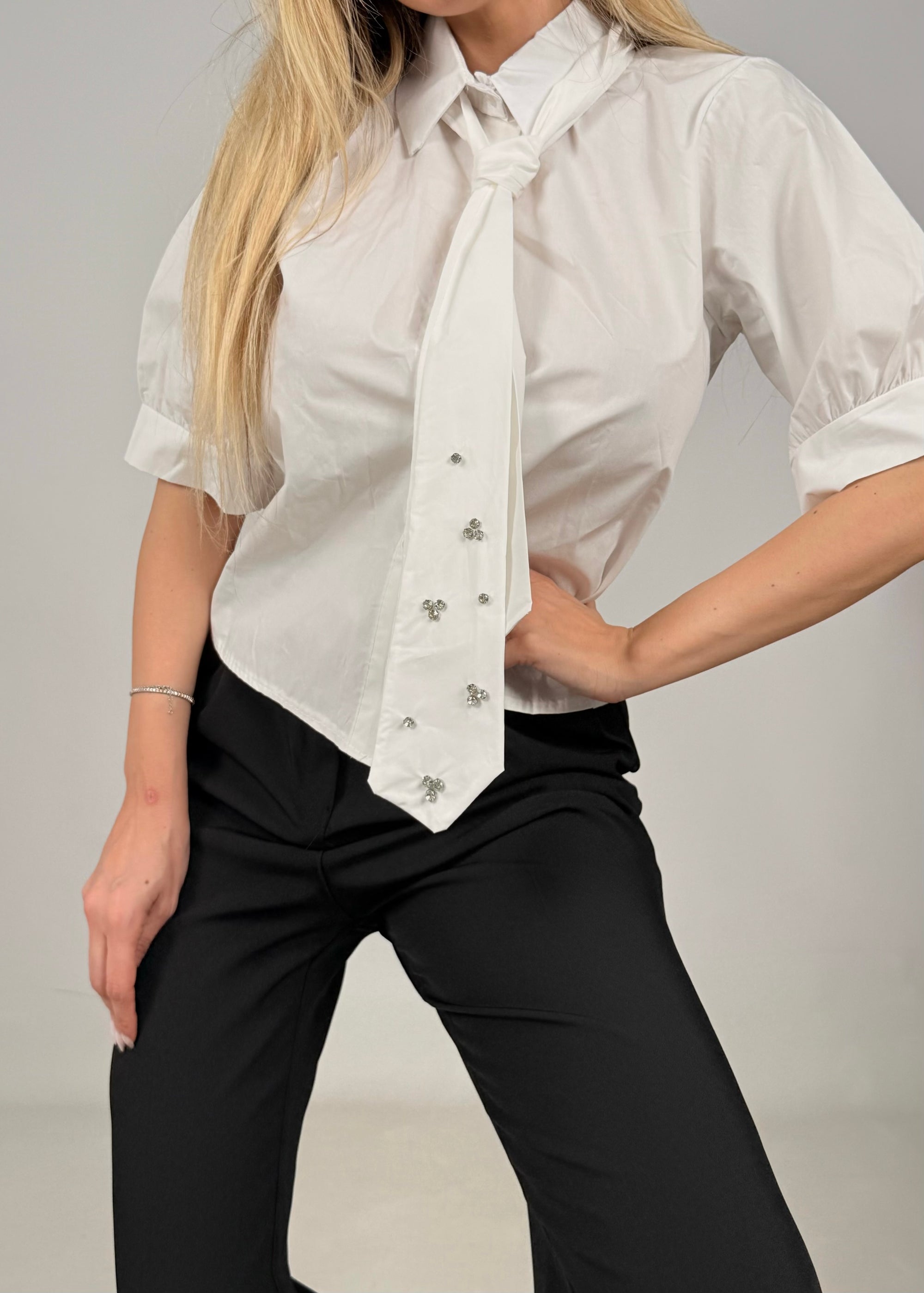 Camicia Cravatta Jewels
