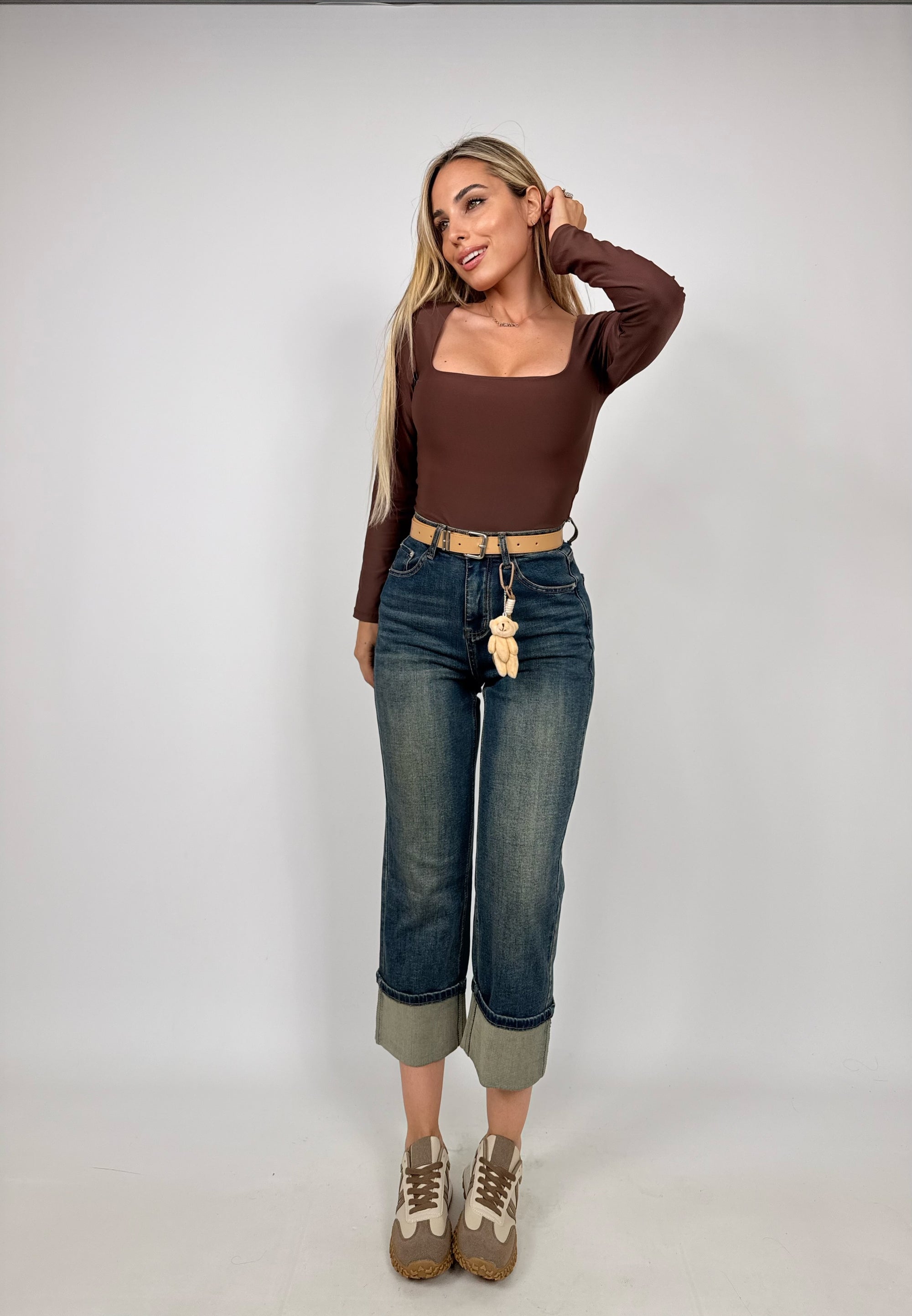 Jeans Cropped Teddy