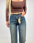 Jeans Cropped Teddy