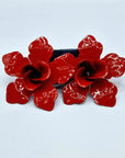 Orecchini Flower Red