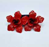 Orecchini Flower Red