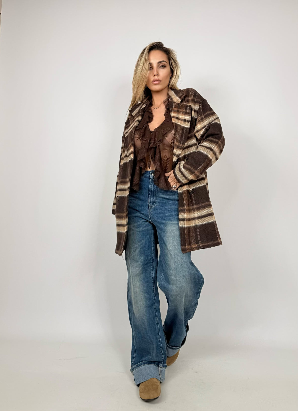 Cappotto Tartan Check
