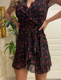 Abito Rose Georgette