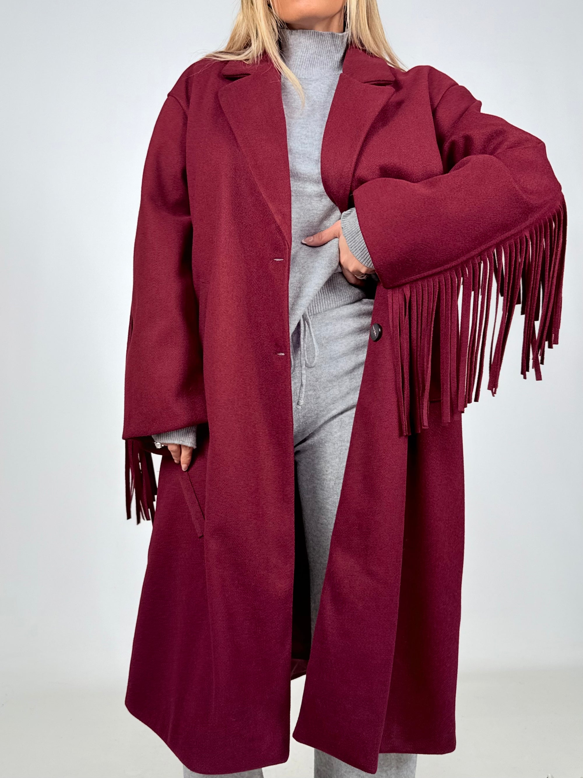 Cappotto Frange