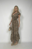 Abito Midi Leopard