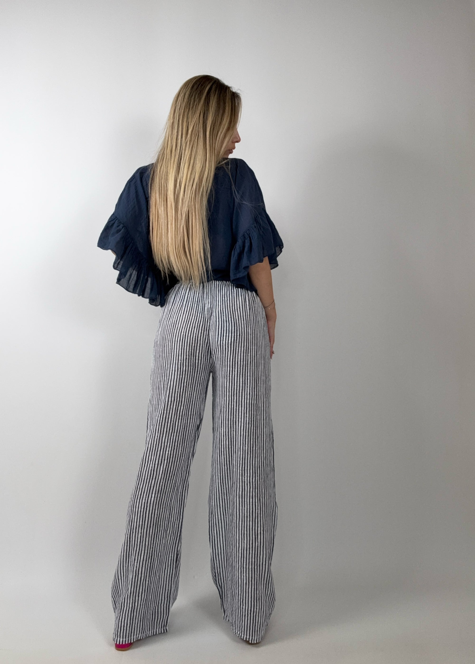 Pantalone 100% Cotone di Lino
