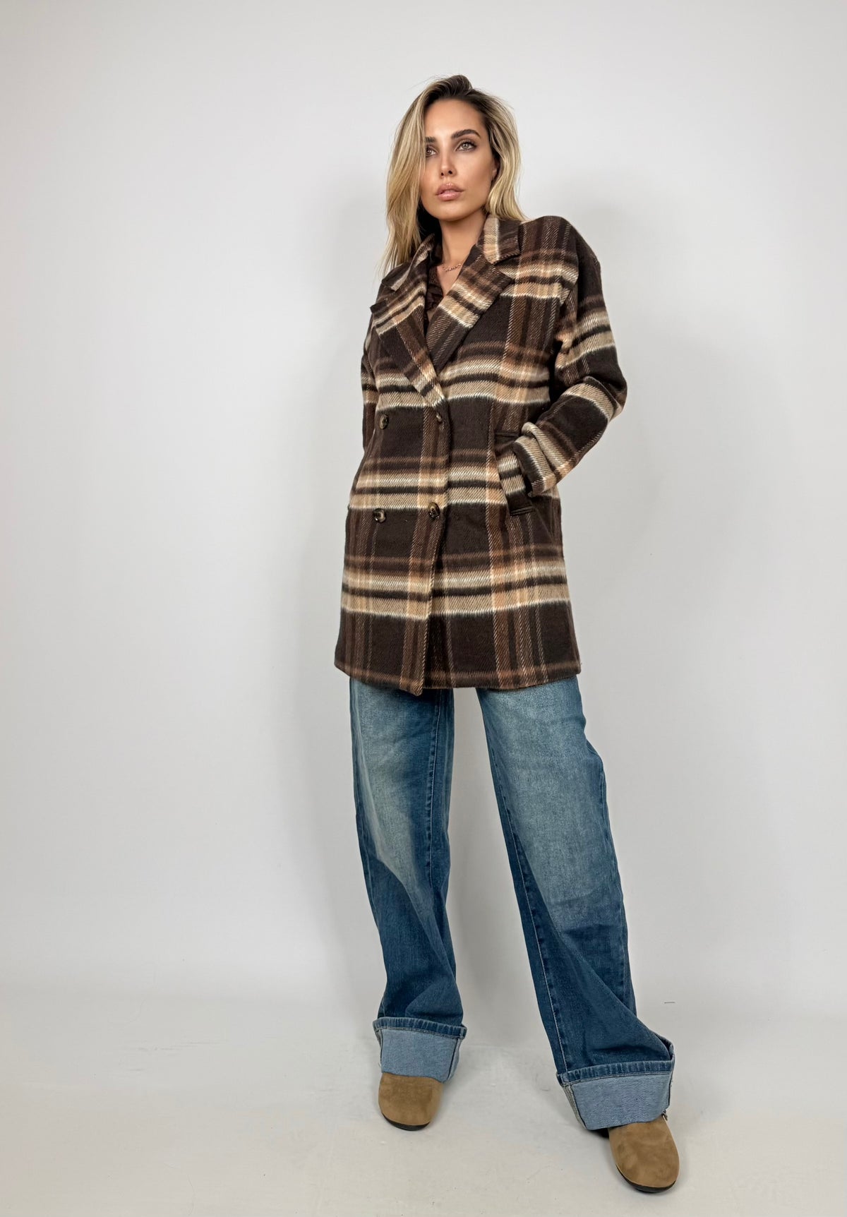 Cappotto Tartan Check