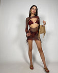 Ensemble bikini vache