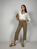 Cardigan Macramè