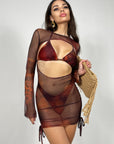 Ensemble bikini vache