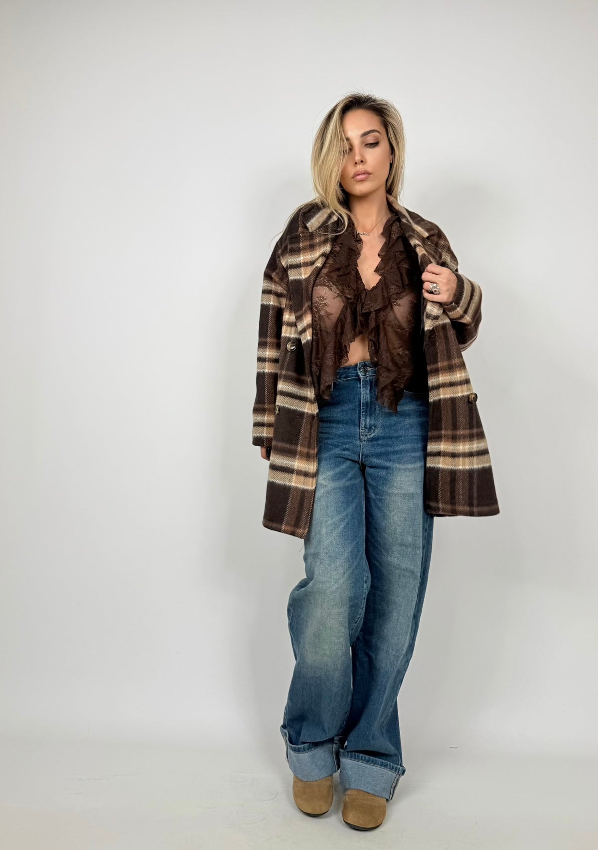 Cappotto Tartan Check