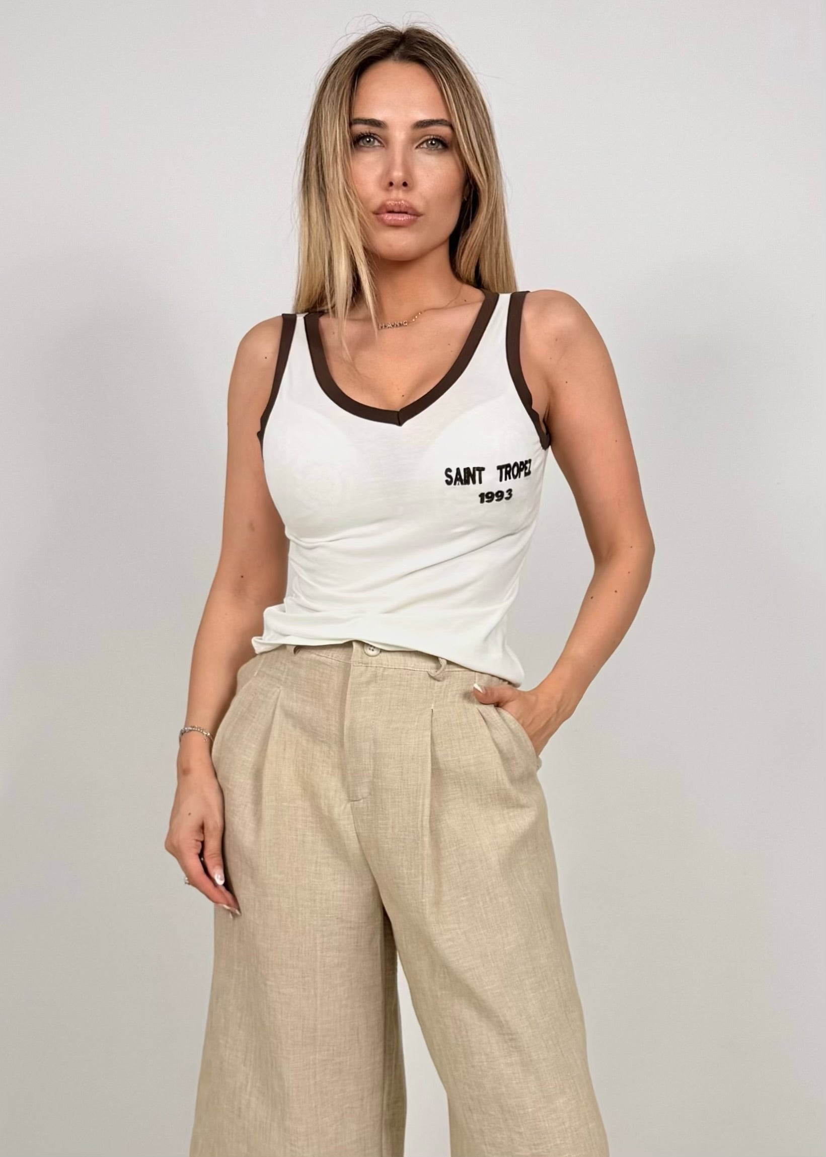 Top Saint Tropez Cotone