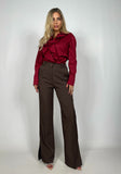 Camicia Cotone Rouche