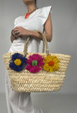 Flower Beach Bag