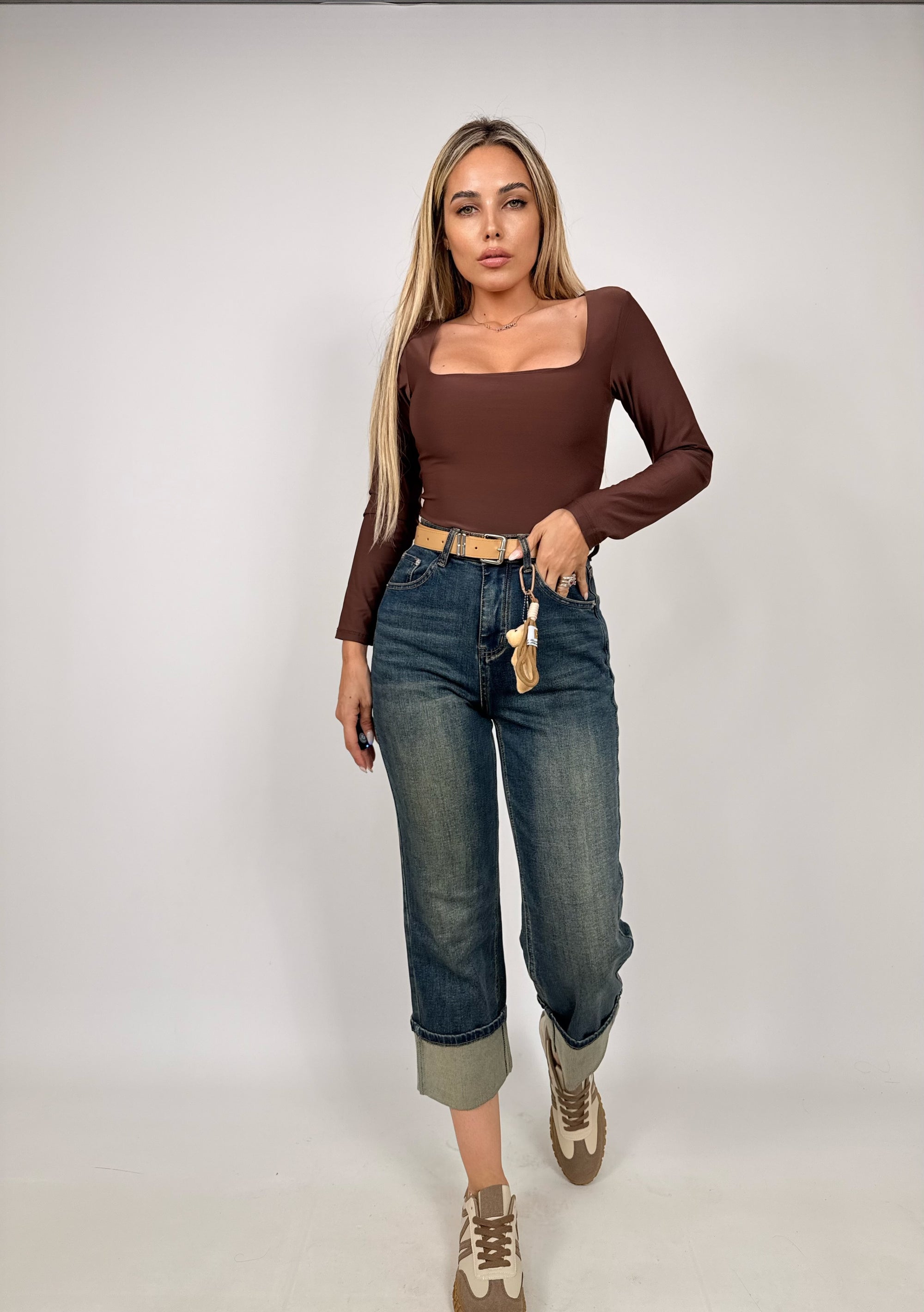 Jeans Cropped Teddy