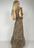 Abito Midi Leopard