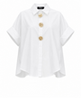 Camicia 100% Cotone Con Spille