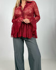 Camicia Organza in Pizzo