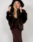 Pelliccia Dolly | Brown
