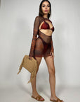 Ensemble bikini vache