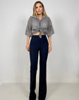 Camicia Tencel Righe