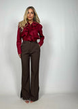 Camicia Cotone Rouche