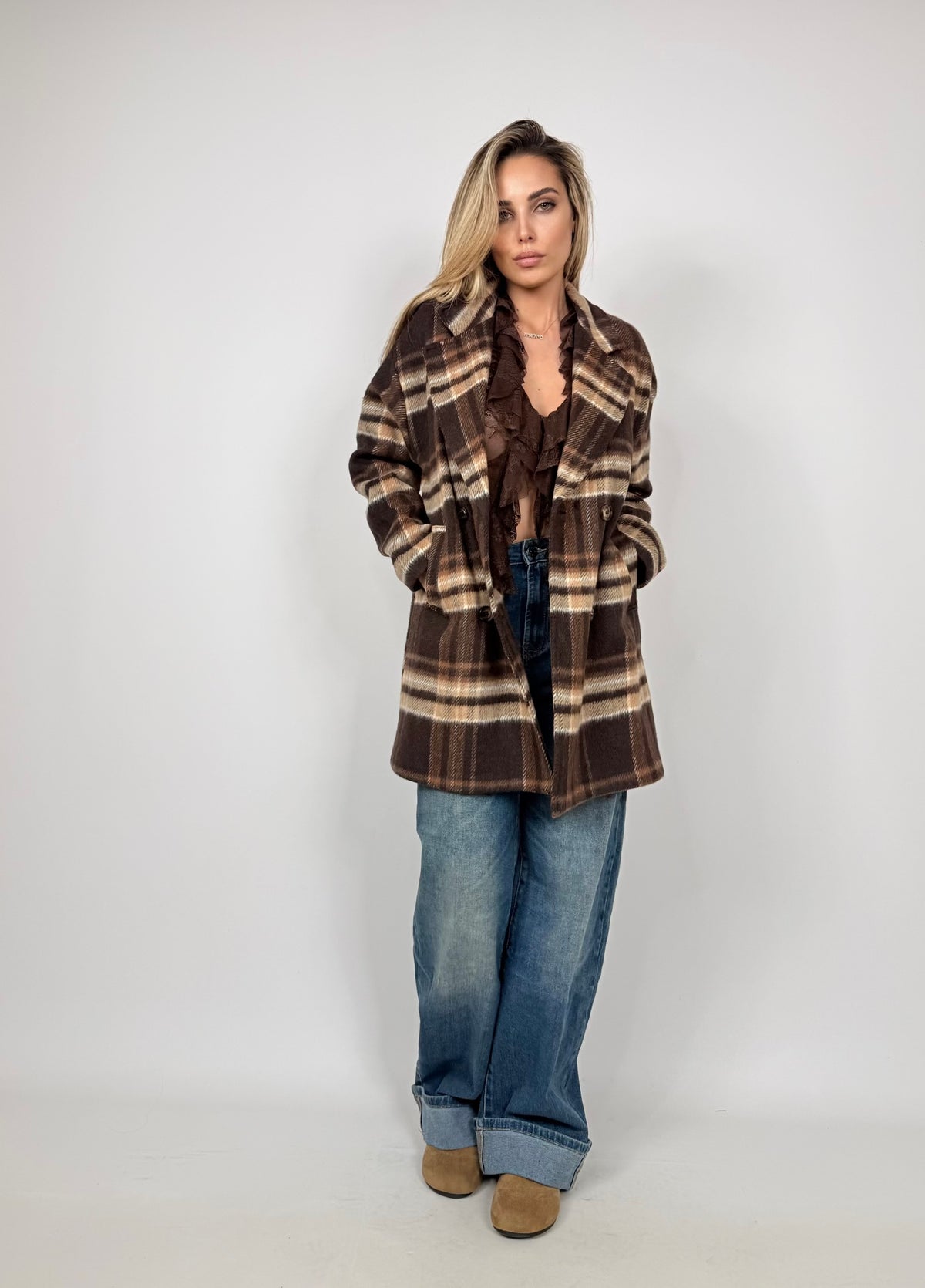 Cappotto Tartan Check
