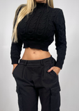 Pullover Crop Trecce