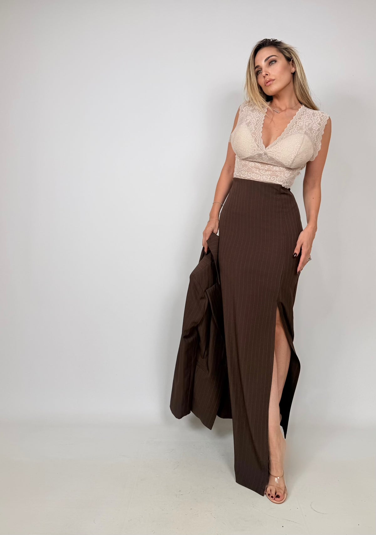 Tailleur con Gonna Longuette Maëlle